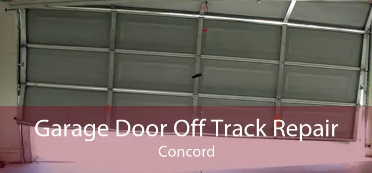 Garage Door Off Track Repair Concord