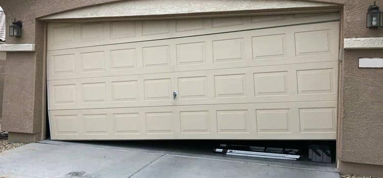 garage-door-bent-off-track-repair in Concord