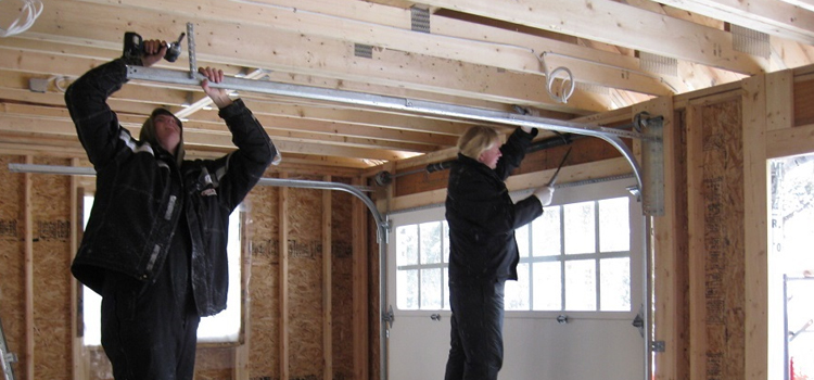 overhead garage door installation in Concord